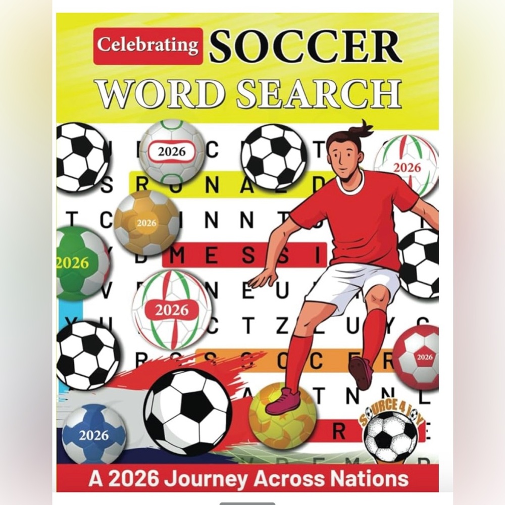 World Cup Soccer 2026 Word Search Book Fun and Exciting for all Ages!!